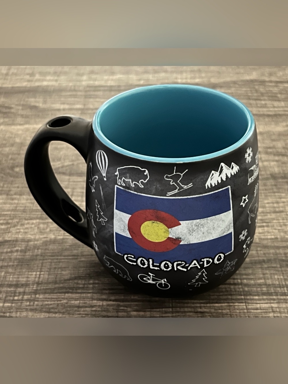 Colorado State Flag Theme Coffee Mug